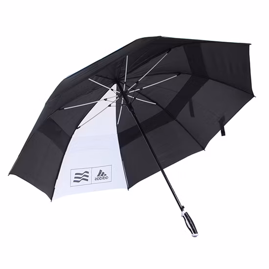 Windproof Automatic Fiberglass Double Layer/Canopy Large/Shaft Big Promotion Golf Umbrella