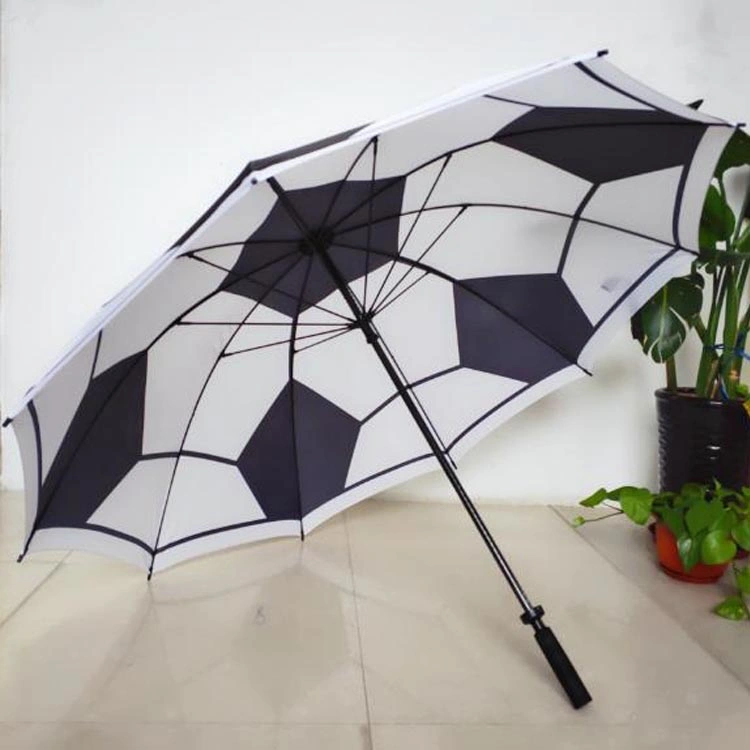 Promotional Gift Manual Open Golf Umbrella in Golf Equipment Advertising Promotional Sun Outdoor Umbrella Parasol Golf Umbrella