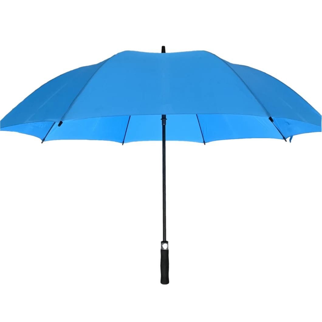 Big Size 30 Inch Golf Rain Umbrellas Fiberglass Frame OEM Logo Customized Automatic Open