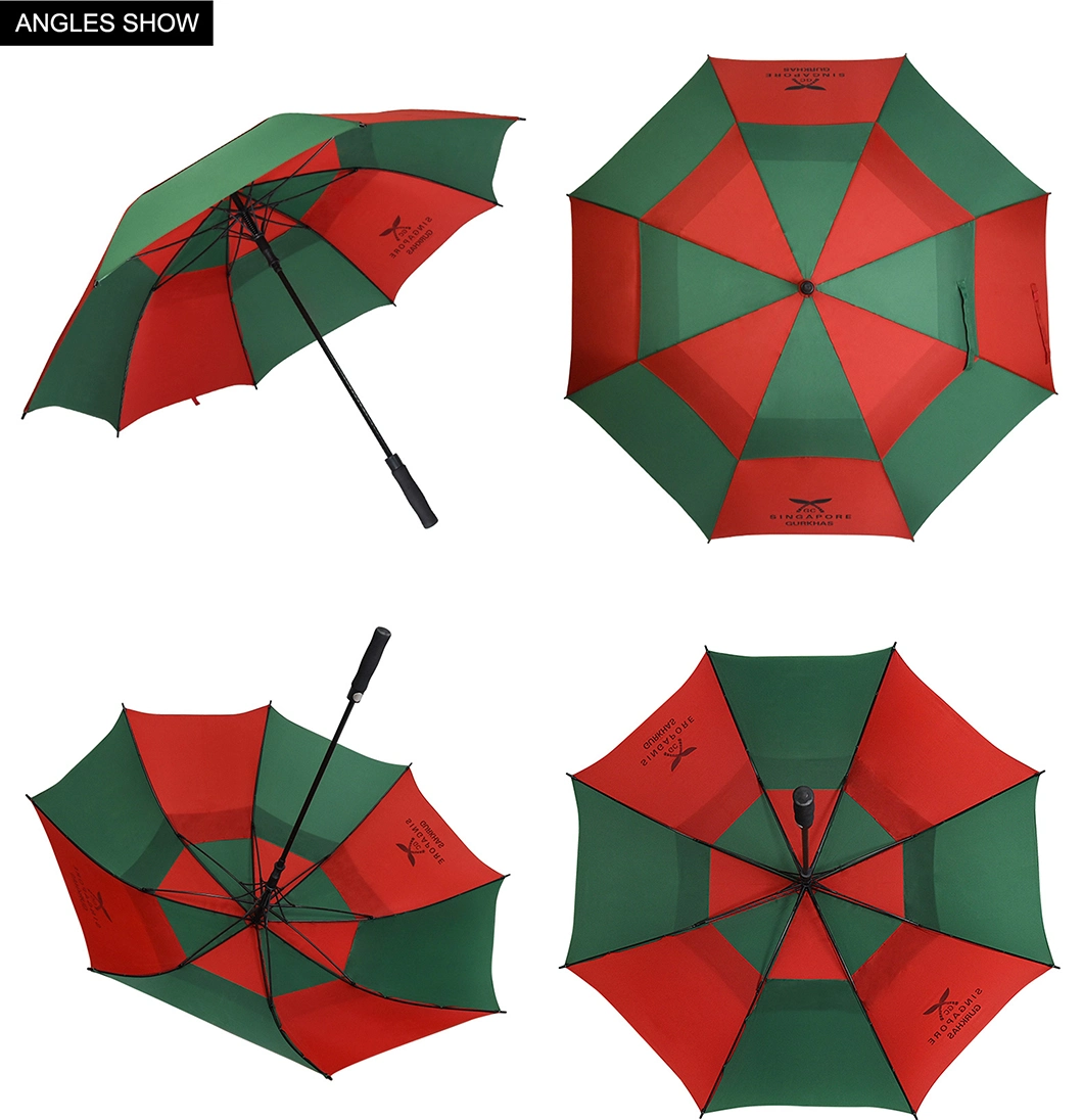 Print Promotional Cheap Big Automatic Sun Rain Parasols Golf Umbrella