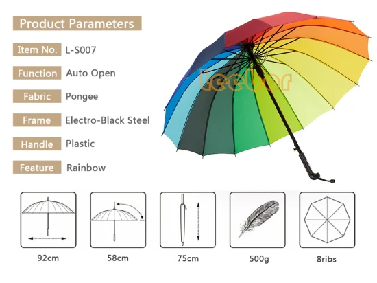 레이스가 있는 고품질 더블 레이어 2단 우산