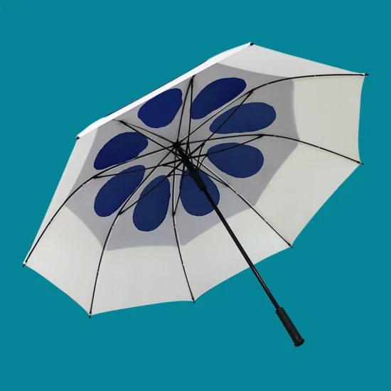 구멍이 있는 새로운 패션 디자인 그늘 공장을 위한 통풍 야외 자외선 방지 파라솔 골프 우산